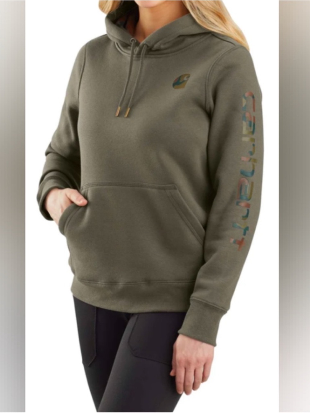 CARHARTT Midweight Hooded Camo Sweatshirt
